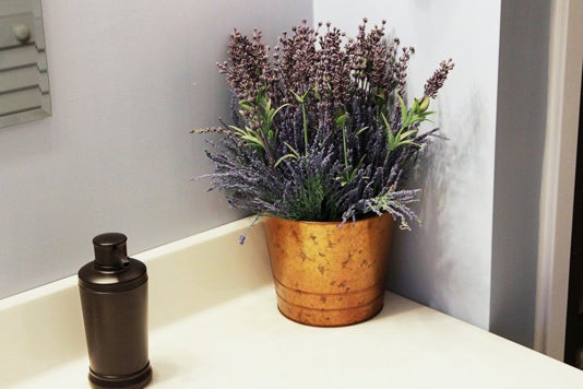 Grandma Smiley’s Large Decorative Galvanized Bronze Metal Planter Pail.